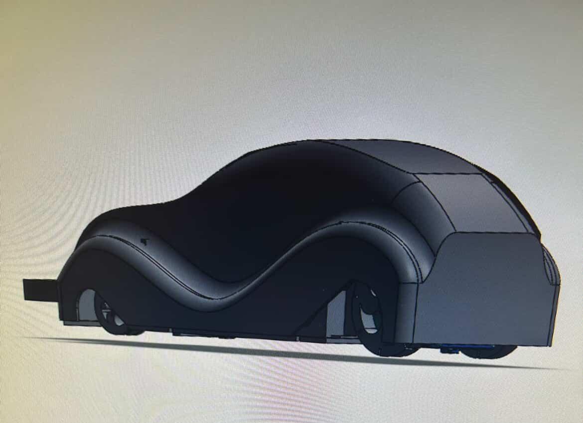 Voiture vue avant droite