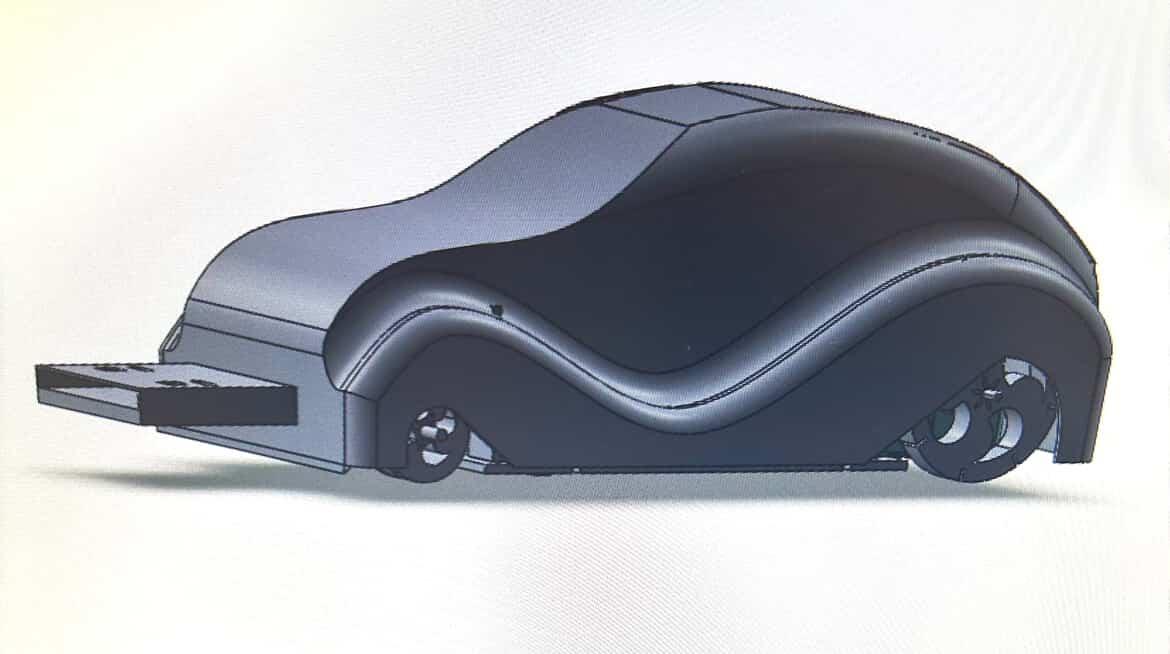 Voiture vue frontale